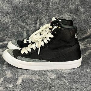 Nike Blazer Mid 77 Vintage Black White Shoes Size 5.5 Men/ Women’s 7 Canvas
